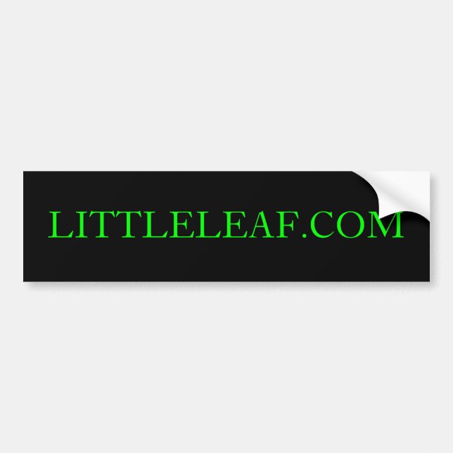 LITTLELEAF.COM Bildäckslapp Bildekal (Framsidan)