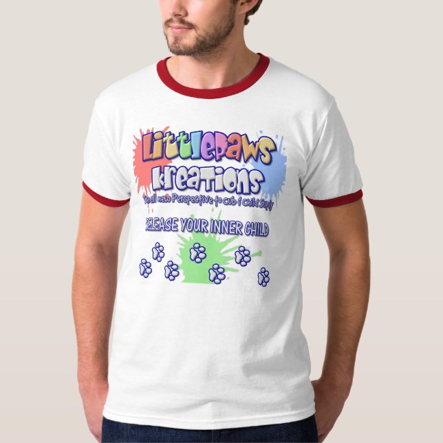 LittlePaws Kreations sponsorT-tröja Tee Shirt (Framsida)