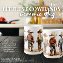 Littles Cowhands Ceramic Mugg