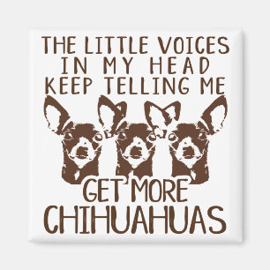 Littlesen uttrycker får mer Chihuahuas Magnet