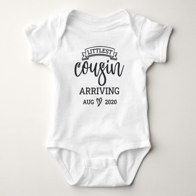 Littlest Cousin Arriving T Shirt (Framsida)
