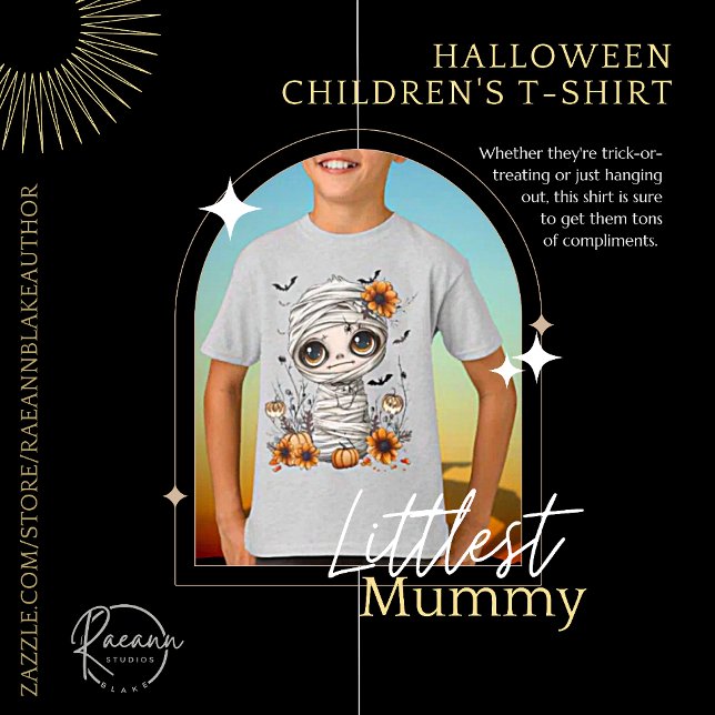 Littlest Halloween Mummy Children's T-Shirt (Skapare uppladdad)