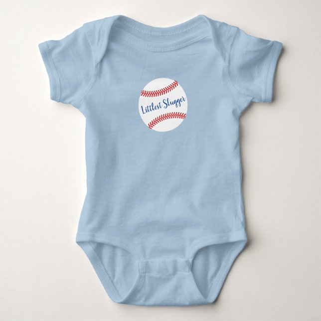 Littlest Slugger Baseball T Shirt (Framsida)
