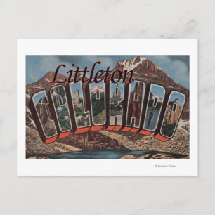 Littleton, Colorado - Large Brev Scenes Vykort