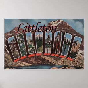 Littleton Colorado - stora brevplatser Poster