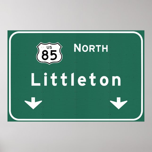 Littleton US-85 North Interstate Colorado - Poster (Framsidan)