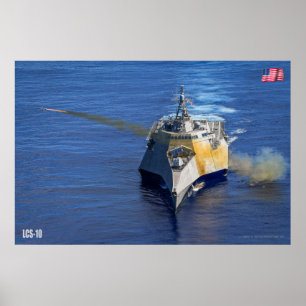 LITTORAL COMBAT FRAKT - LCS-10 POSTER