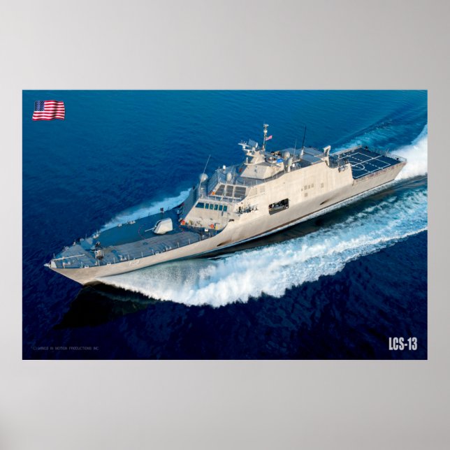 LITTORAL COMBAT FRAKT - LCS-13 POSTER (Framsidan)