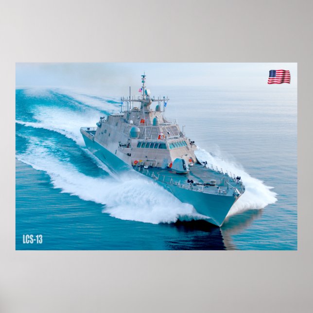 LITTORAL COMBAT FRAKT - LCS-13 POSTER (Framsidan)