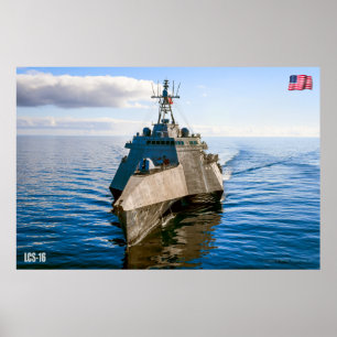 LITTORAL COMBAT FRAKT - LCS-16 POSTER