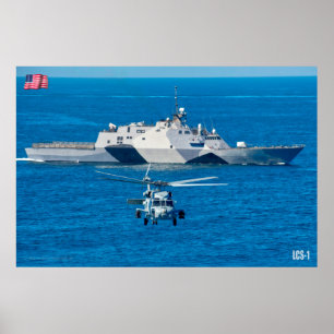 LITTORAL COMBAT FRAKT - LCS-1 POSTER