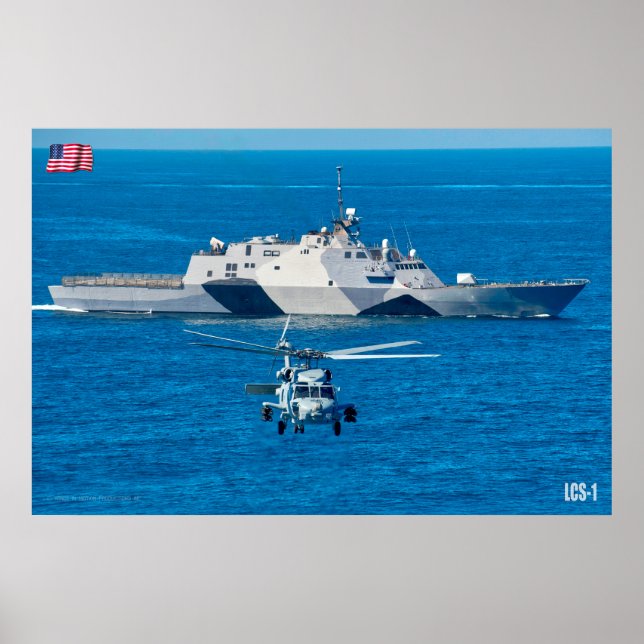 LITTORAL COMBAT FRAKT - LCS-1 POSTER (Framsidan)