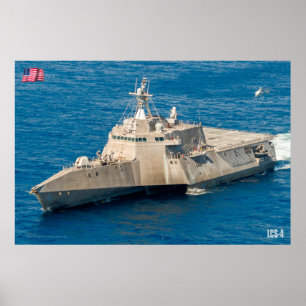 LITTORAL COMBAT FRAKT - LCS-4 POSTER