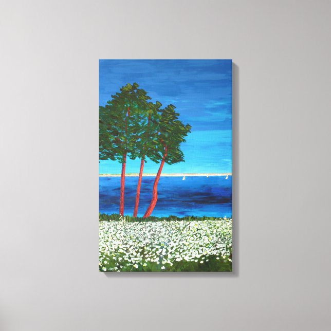 littoral de Bretagne Canvastryck (Framsida)