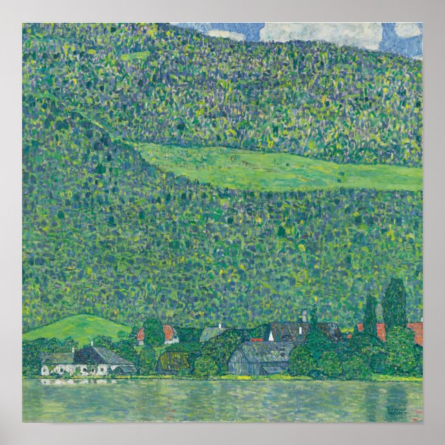 Litzlberg am Attersee - Gustav Klimt (1915) Poster (Framsidan)