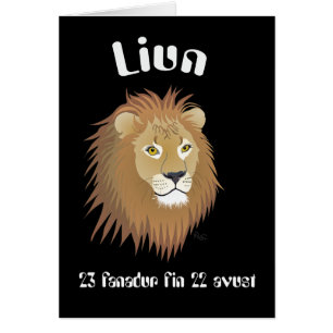 Liun 23 fanadur fin 22 avust Karte OBS Kort