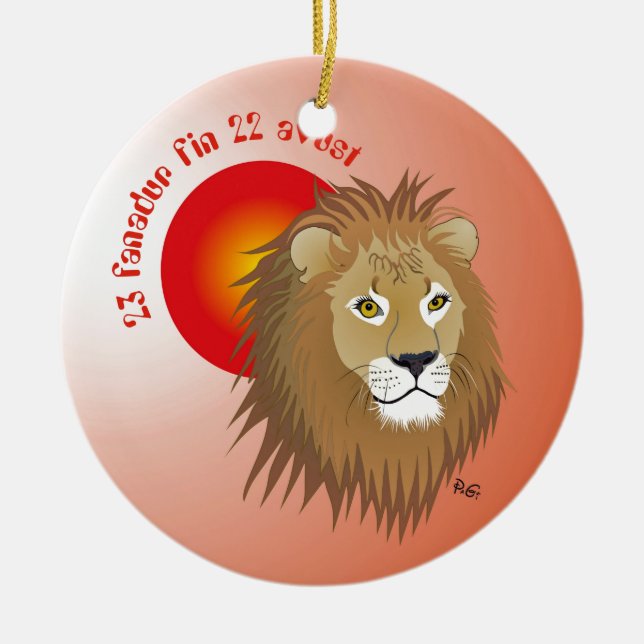 Liun 23 fanadur fin 22 avust Ornament (Framsidan)