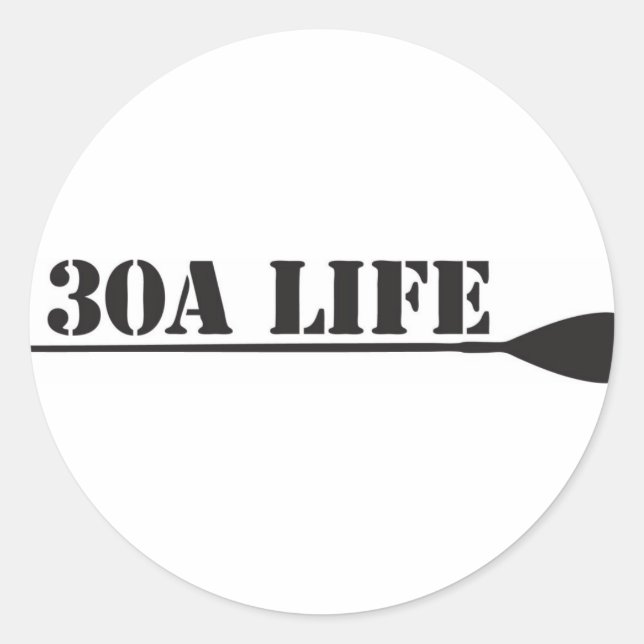 LIV 30A "WATERMANEN ", RUNT KLISTERMÄRKE (Framsida)