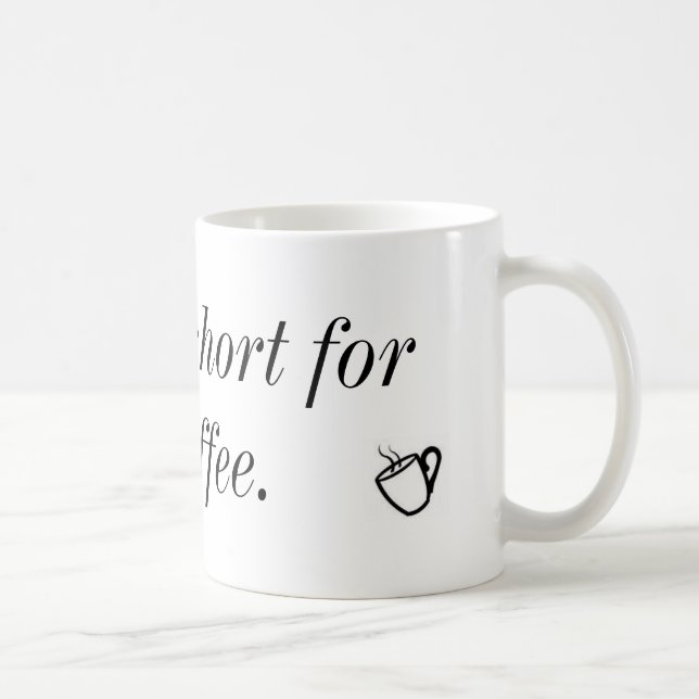 Liv är att kortsluta för dåligakaffe kaffemugg (Höger)