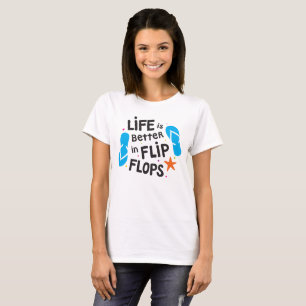 Liv är bättre i flinflip flops t shirt
