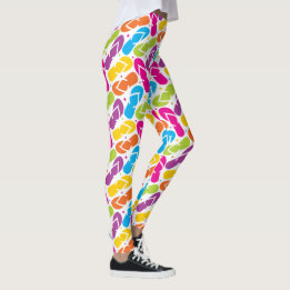 Liv är bättre i flinflip flopsmönster leggings