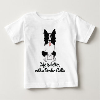 Liv är bättre med en gränscollie tee shirt