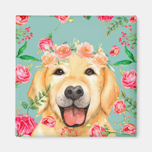 Liv är bättre med en guld- Retriever Magnet