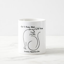 Liv är bättre med en mugg för CH-kattungekaffe
