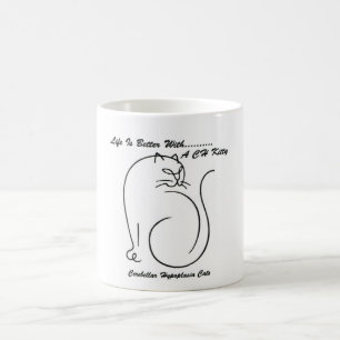 Liv är bättre med en mugg för CH-kattungekaffe
