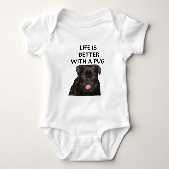 liv är bättre mops tröja (Framsida)