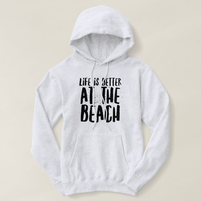 Liv är bättre på stranden tee (Design framsida)