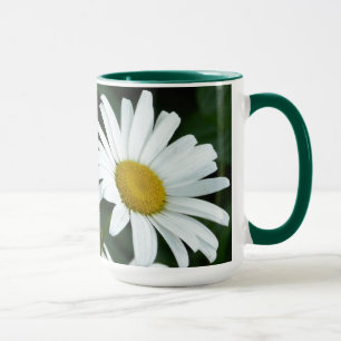 Liv är blomma-Daisyn med citationstecken Mugg