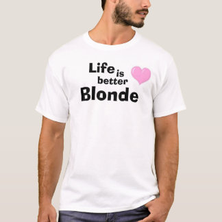 Liv är den bättre blondinen t shirt