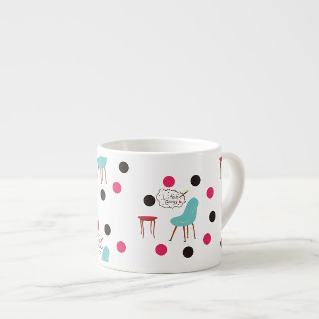 Liv är den bra muggen espressomugg (Framsida höger)