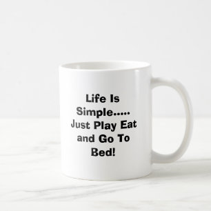 Liv är den enkla ..... koppen kaffemugg