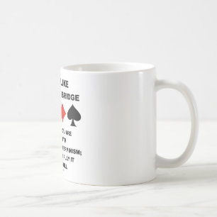 Liv är den lika leken av överbryggar kaffemugg