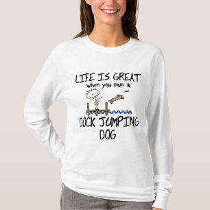 Liv är den underbara skeppsdockabanhoppningen tee shirt