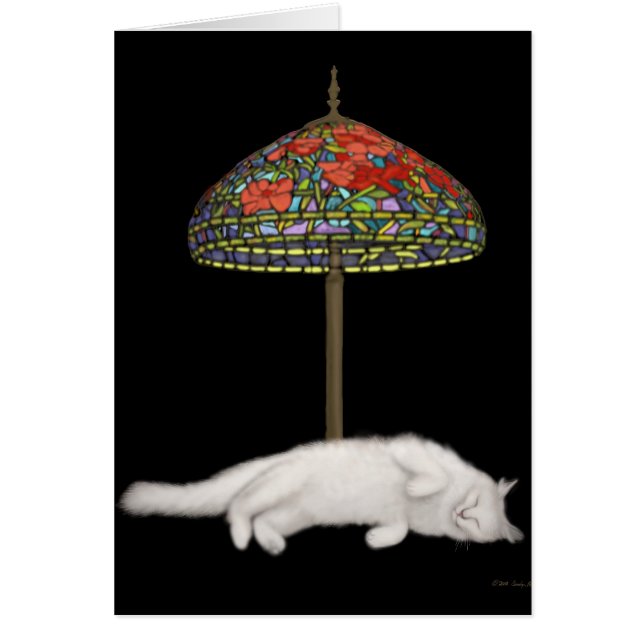 Liv är det hårda kattkortet hälsningskort (Framsidan)