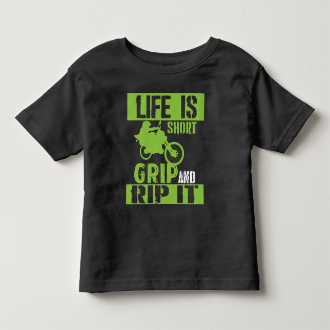 Liv är det kort fattandet och river sönder det - t shirt (Framsida)