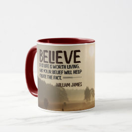 Liv är det värda uppehället mugg