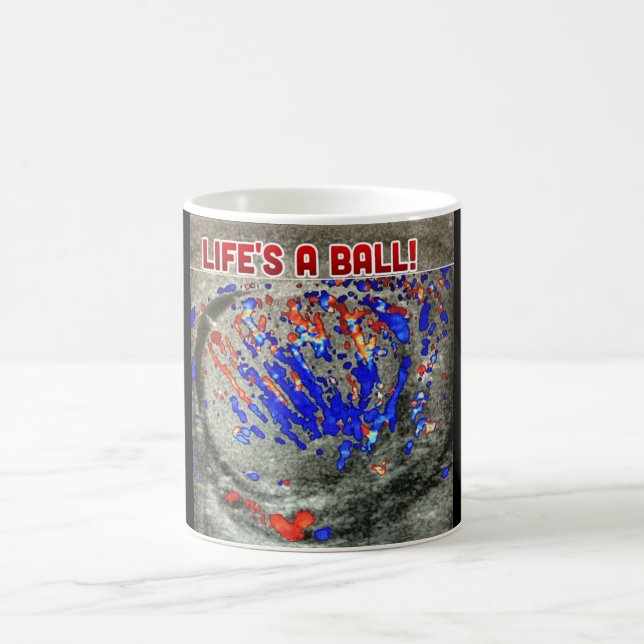 Liv är en boll magisk mugg (Center)