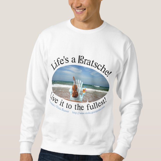 Liv är en Bratsche Sweatshirt (Framsida)