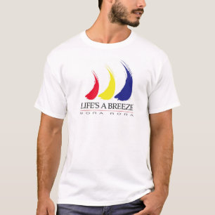 Liv är en Breeze™_Paint-The-Wind_Bora Bora Tee