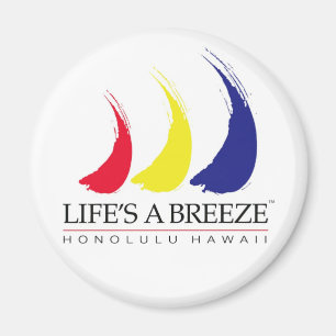 Liv är en Breeze™_Paint-The-Wind_Honolulu magne Magnet