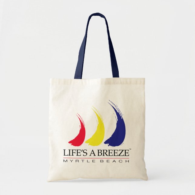Liv är en Breeze™_Paint-The-Wind_Myrtle strand Tygkasse (Framsidan)