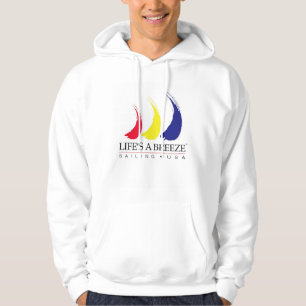 Liv är en Breeze®_Paint-The-Wind_Sailing USA Sweatshirt Med Luva