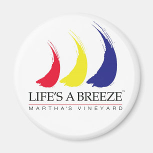 Liv är en Breeze™_Paints-The-Wind_Marthas ving Magnet