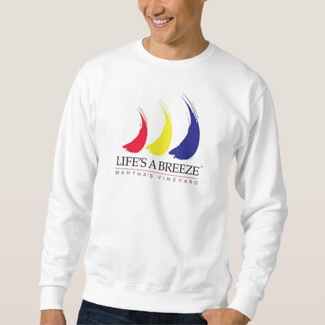 Liv är en Breeze®_Paints-The-Wind_Marthas vingård Långärmad Tröja (Framsida)