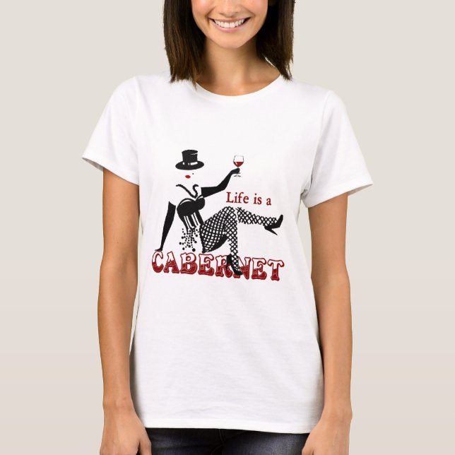 Liv är en Cabernet T-shirt (Framsida)