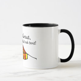 Liv är en cirkus mugg